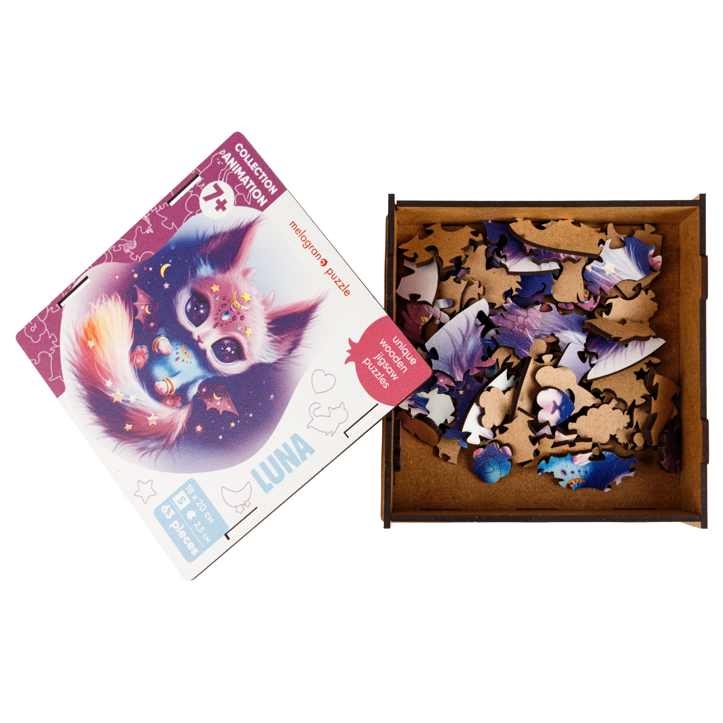 Пазл Melograno puzzle деревянный - фото 4