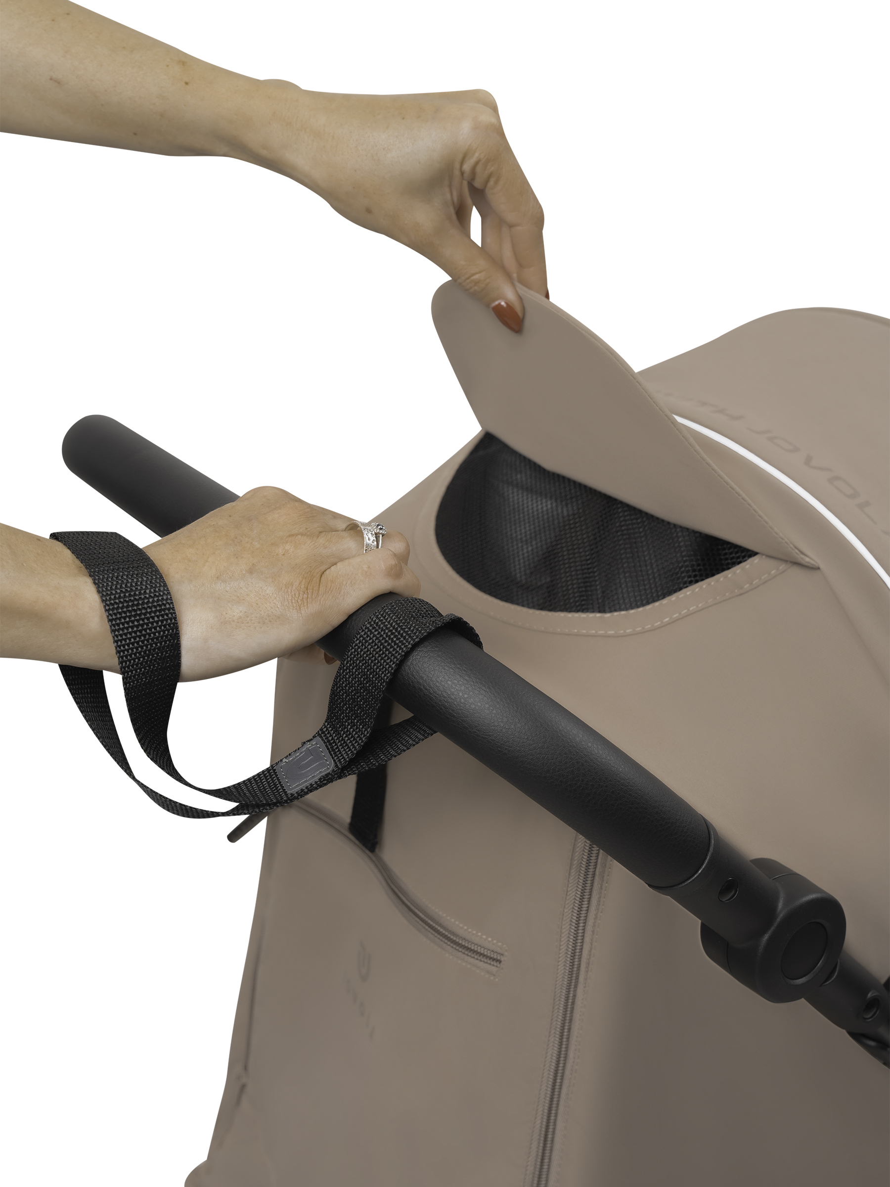 Коляска прогулочная JOVOLA Selena SL, бежевый - фото 13