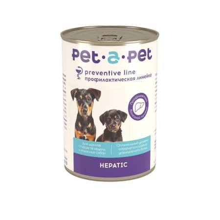 Корм для собак и щенков Pet-a-Pet 400г диетический профилактика болезней печени Hepatic
