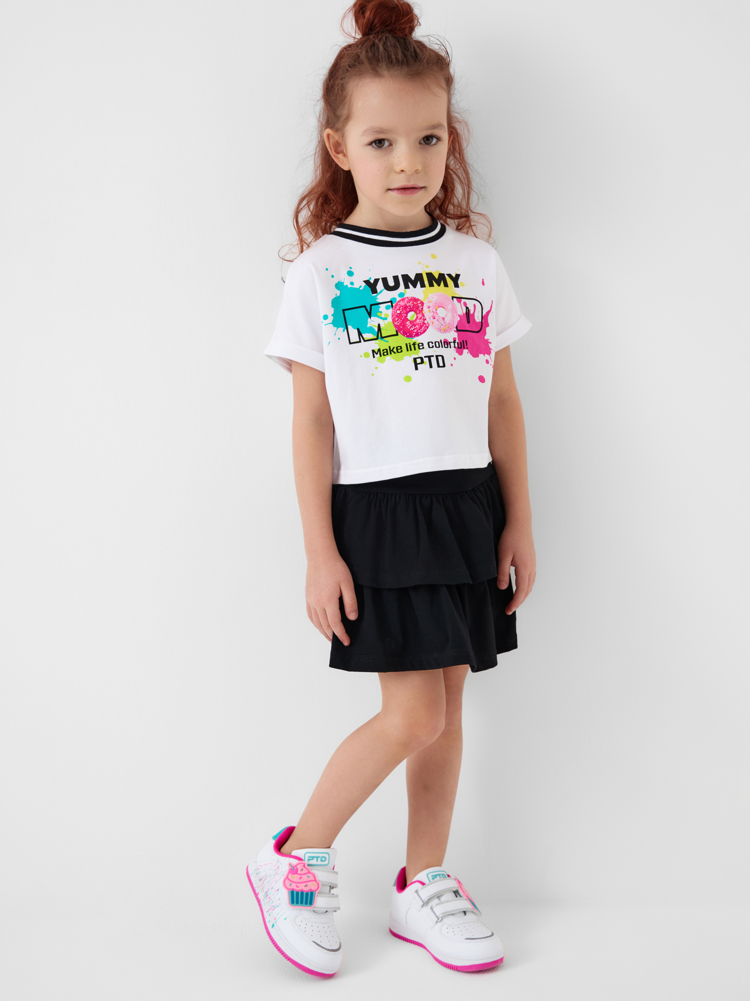 Футболка и юбка-шорты PlayToday 12622248 - фото 6