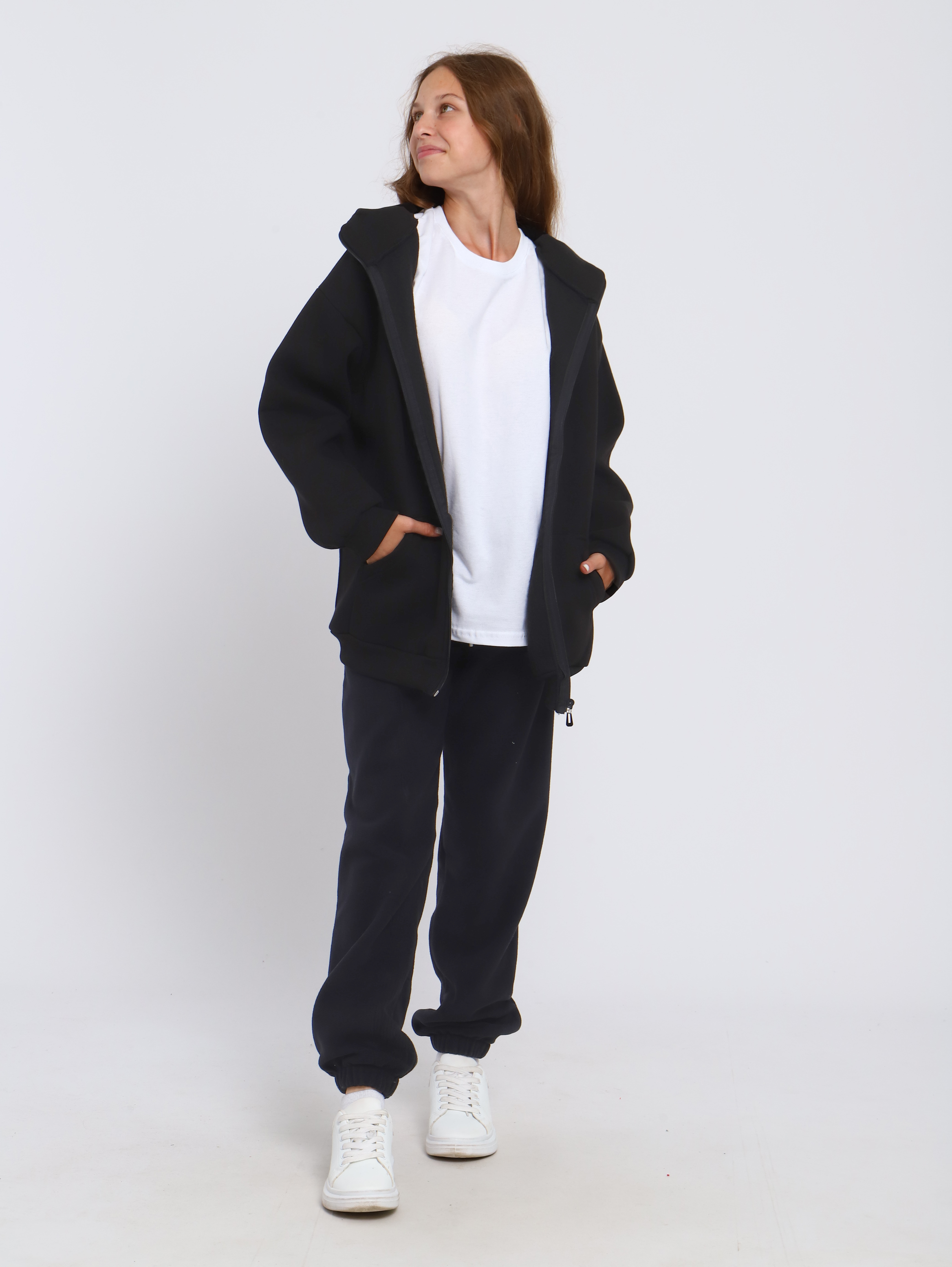 Толстовка ЛАДОШКИ Толстовка Арктика черный - фото 13