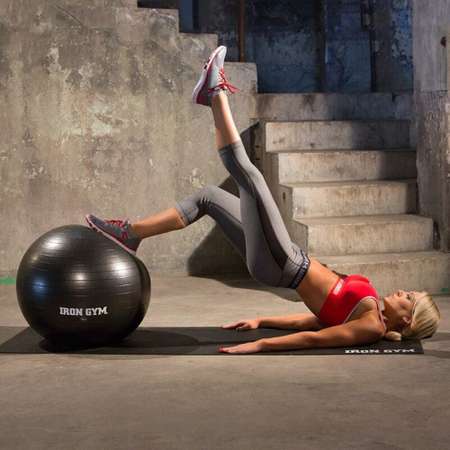 Фитбол IRON GYM, 65 см, с системой антивзрыв, с насосом