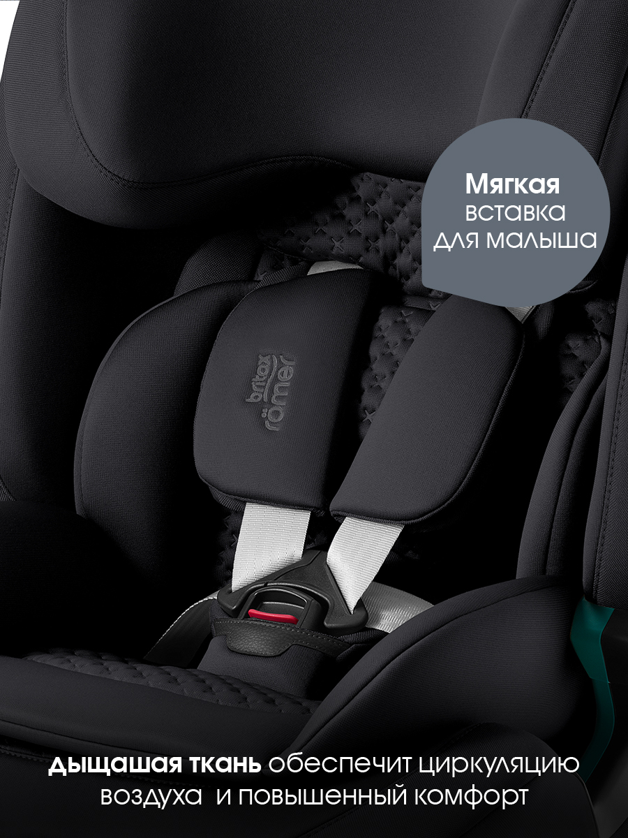 Автокресло Britax Roemer Advansafix Pro Lux Isofix 1/2/3 (9-36 кг) черный - фото 10