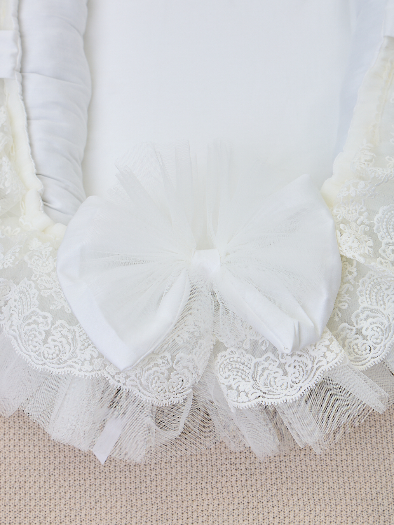 Конверт пеленальный (кокон) ТОСЯ БОСЯ белый - фото 4