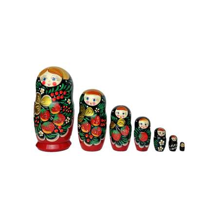 Матрешка Нескучные игры 7 в 1 расписная в ассортименте
