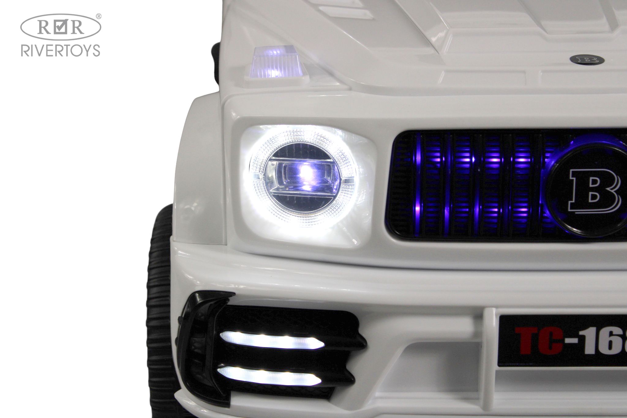 Электромобиль RIVERTOYS Mercedes Z111VO-WHITE С пультом ДУ - фото 14