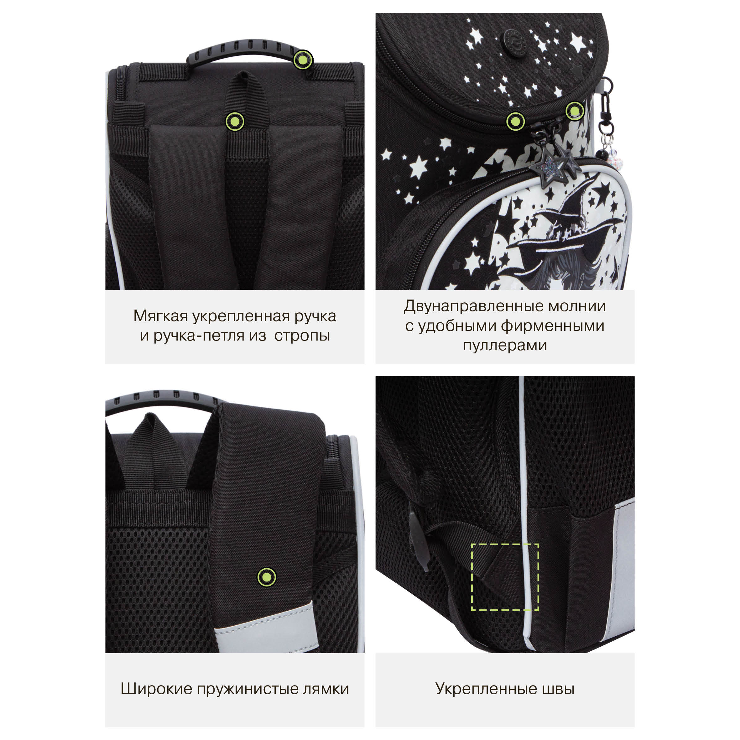 Ранец Grizzly для девочки - фото 12