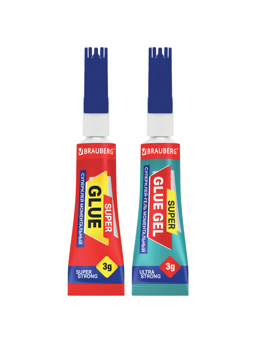Клей Brauberg гель 3 штуки + супер клей 3 штуки - фото 7