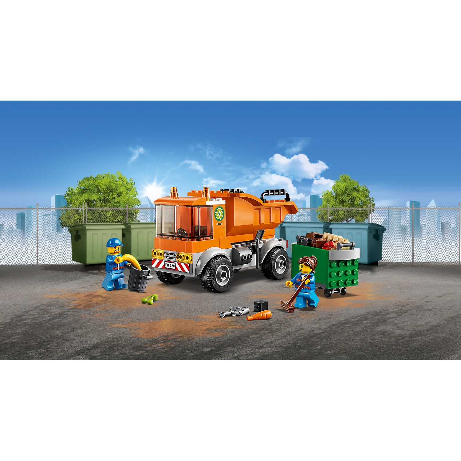 Конструктор LEGO City Great Vehicles Мусоровоз блочный - фото 5