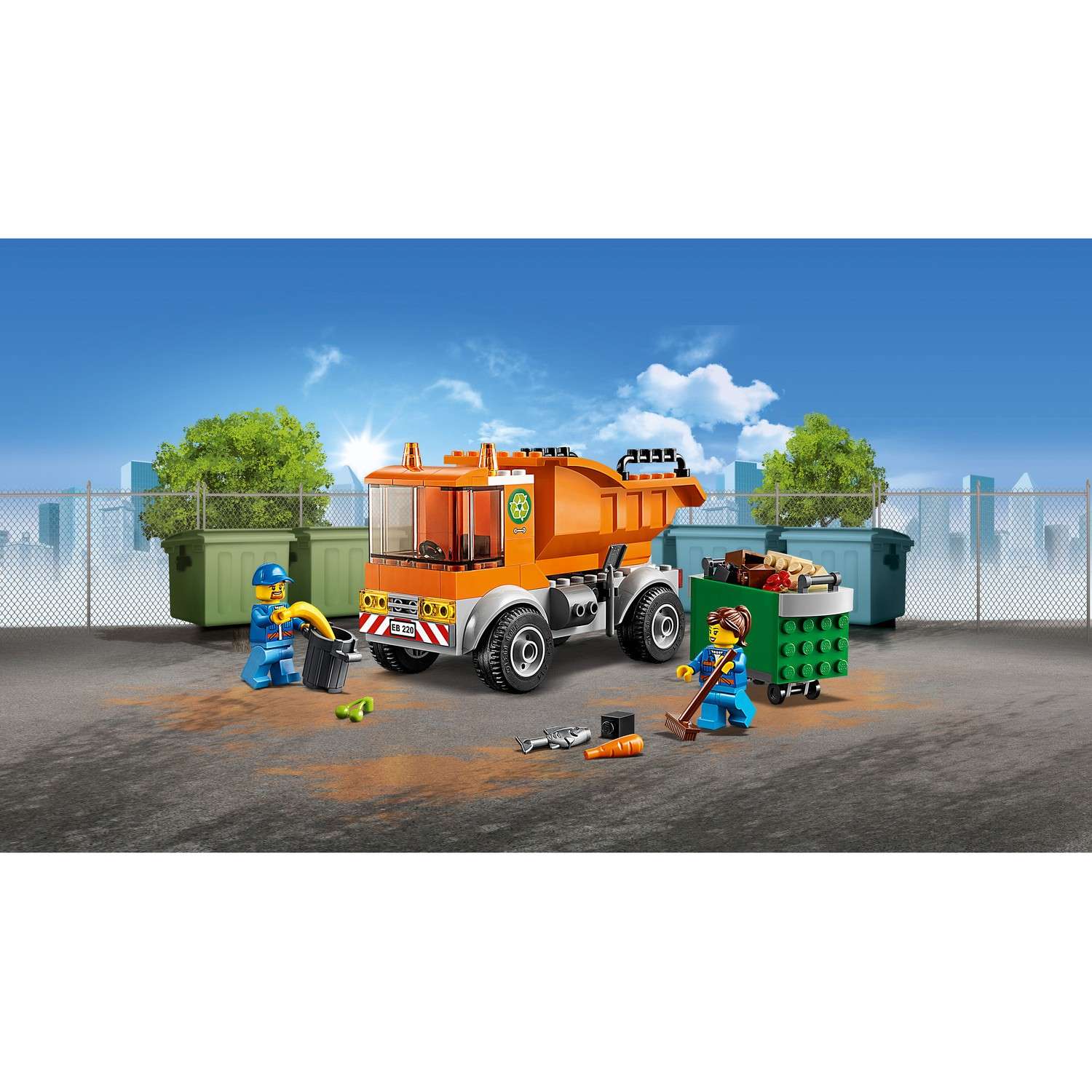Конструктор LEGO City Great Vehicles Мусоровоз блочный - фото 5