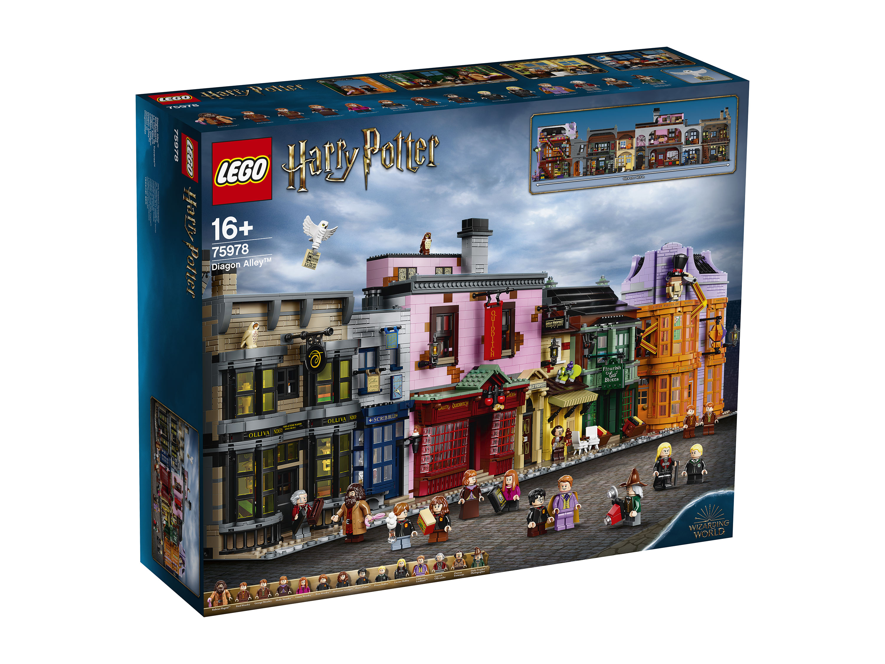 Изображение товара Конструктор LEGO Harry Potter Косой переулок 75978 197 деталей для детей и коллекционеров Изображение товара Конструктор LEGO Harry Potter Косой переулок 75978 197 деталей для детей и коллекционеров