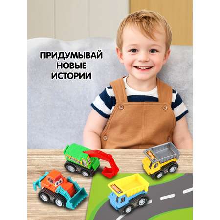 Игровой набор Bebelot Автопарк строителей многоцветный
