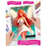 Блокнот-скетчбук Проф-Пресс Myart. На гребне А4 Аниме. Ангел грез