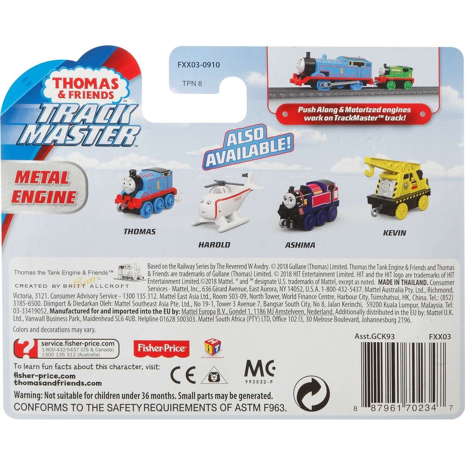Развивающая железная дорога Thomas and Friends GCK93 - фото 3