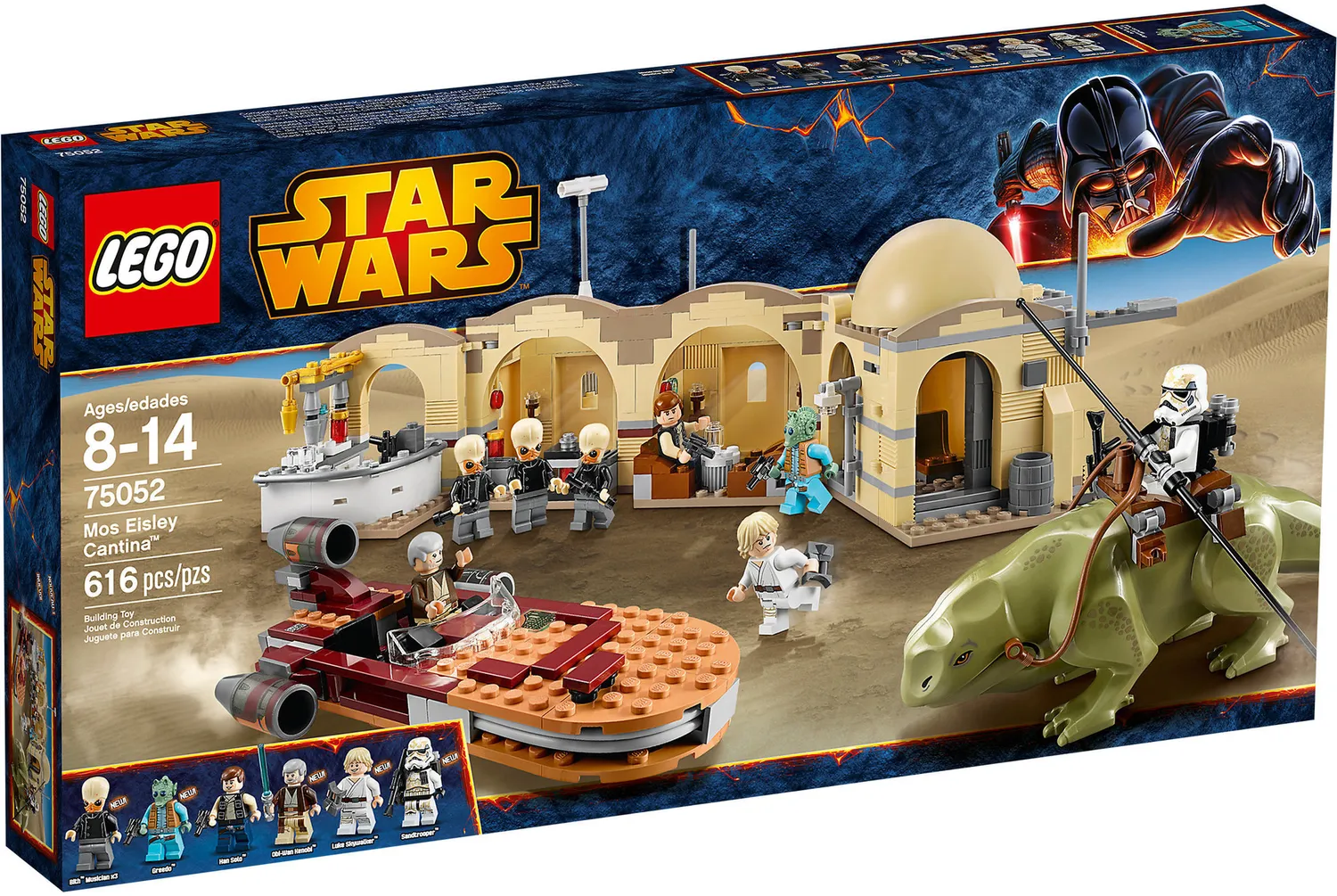 Изображение товара Конструктор LEGO Star Wars 75052 Кантина Мос Эйсли — 581 деталь, минифигурки