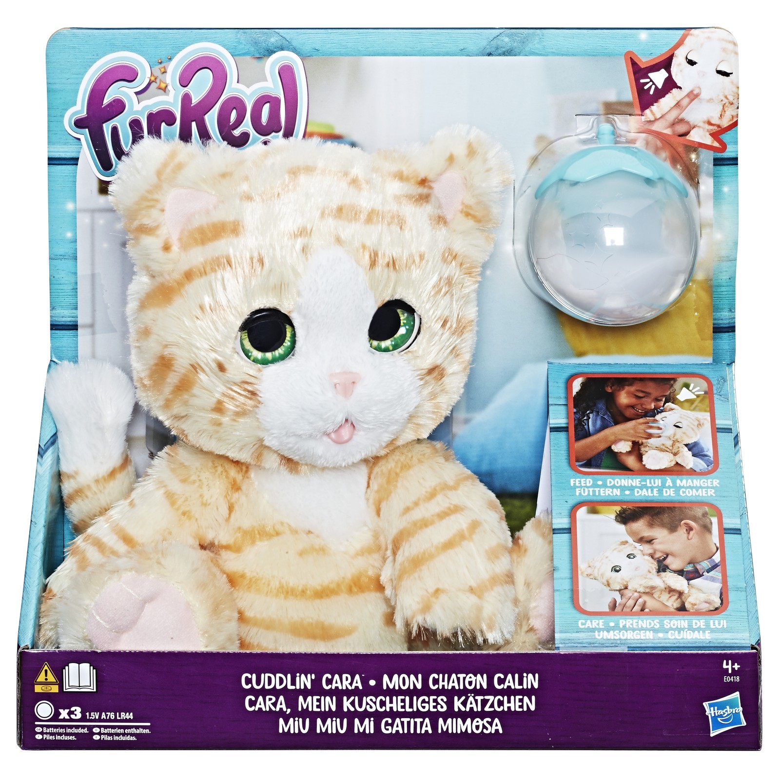 Игрушка мягкая FurReal Friends Покорми котёнка E0418EU4 - фото 2