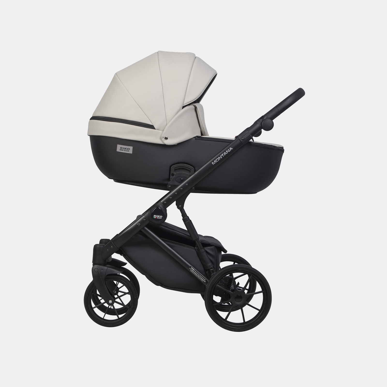 Коляска 2в1 Riko Basic Montana Ecco черный - фото 2