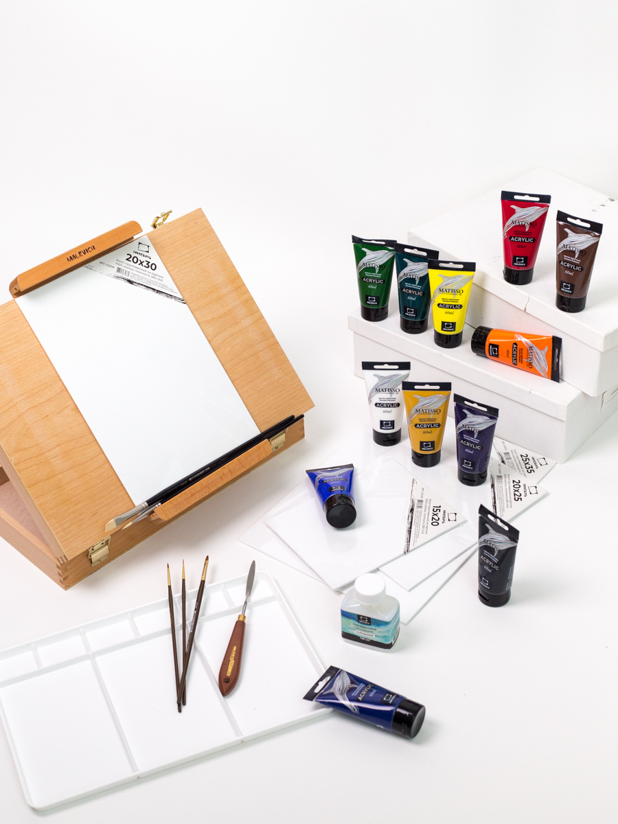 Набор для рисования Малевичъ подарочныйнабор картина акрилом - фото 12