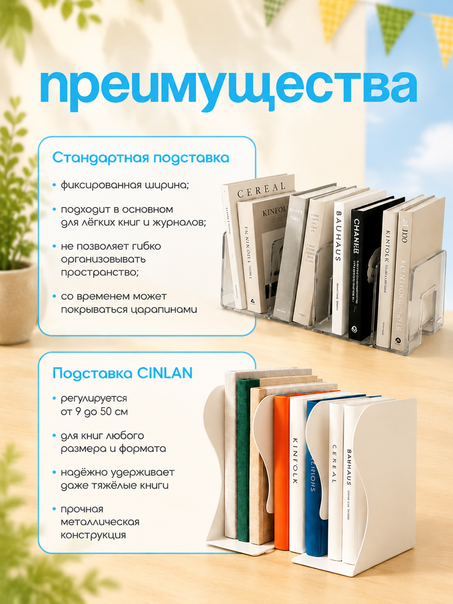 Подставка для книг CINLANKIDS - фото 6