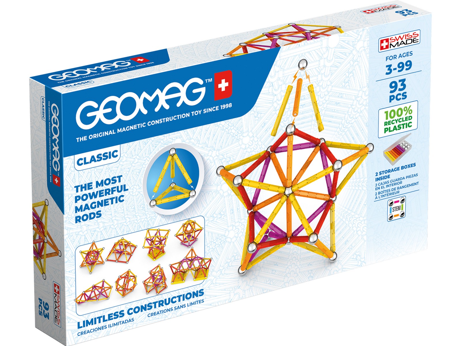Конструктор Geomag магнитный 93 дет. - фото 12