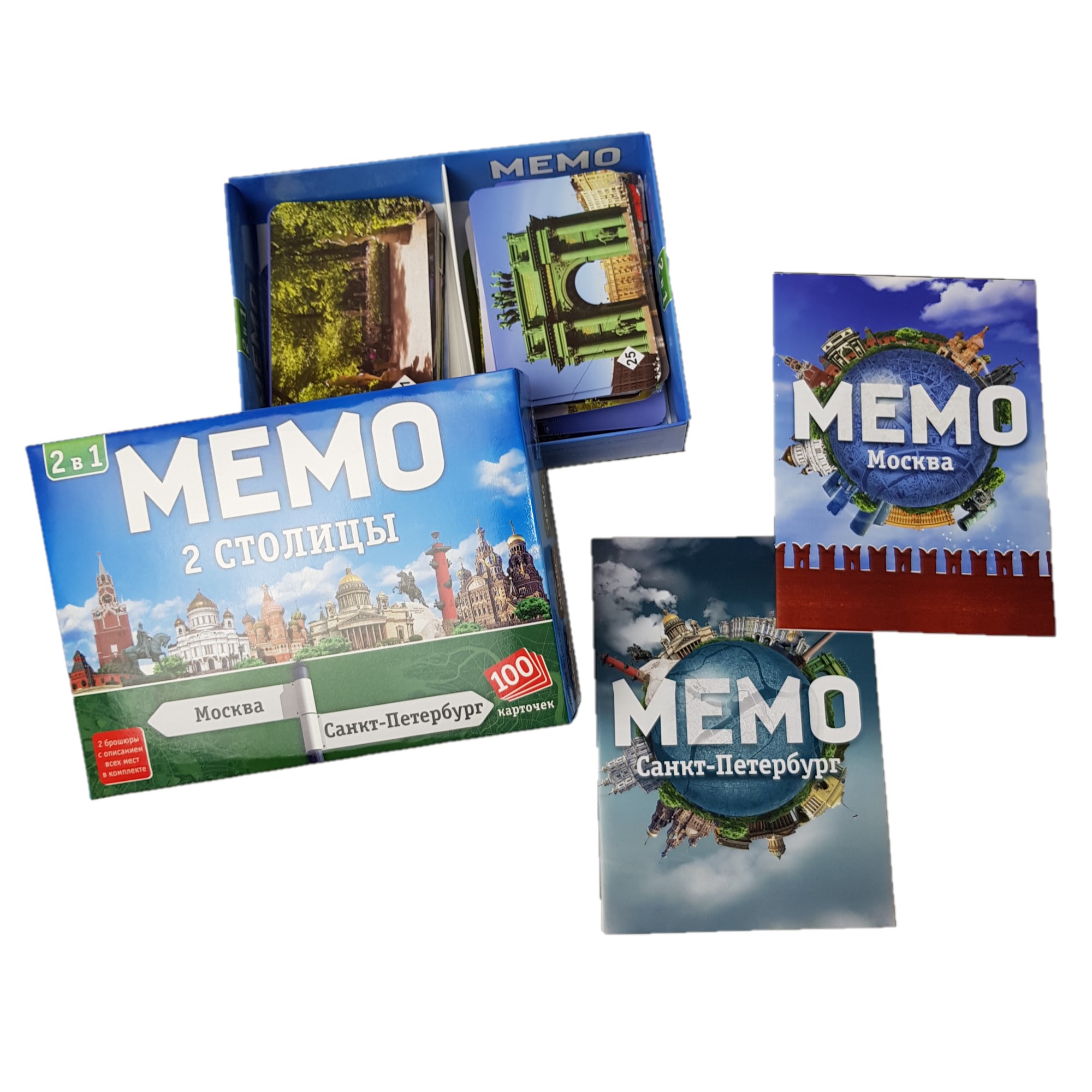 Настольная игра Нескучные игры Мемо Две столицы - фото 2