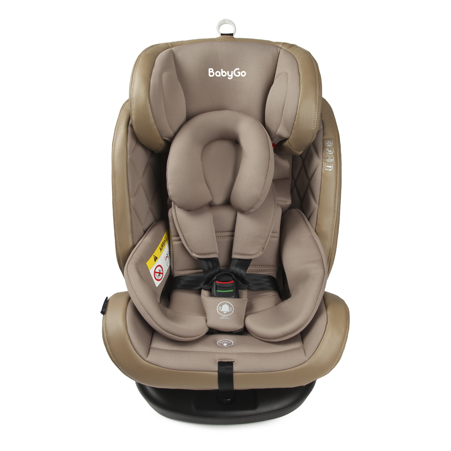 Автокресло BabyGo Multi-Stage New Isofix 0+/1/2/3 (0-36 кг) бежевый - фото 10