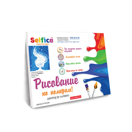 Картина по номерам Selfica Космическая тишина