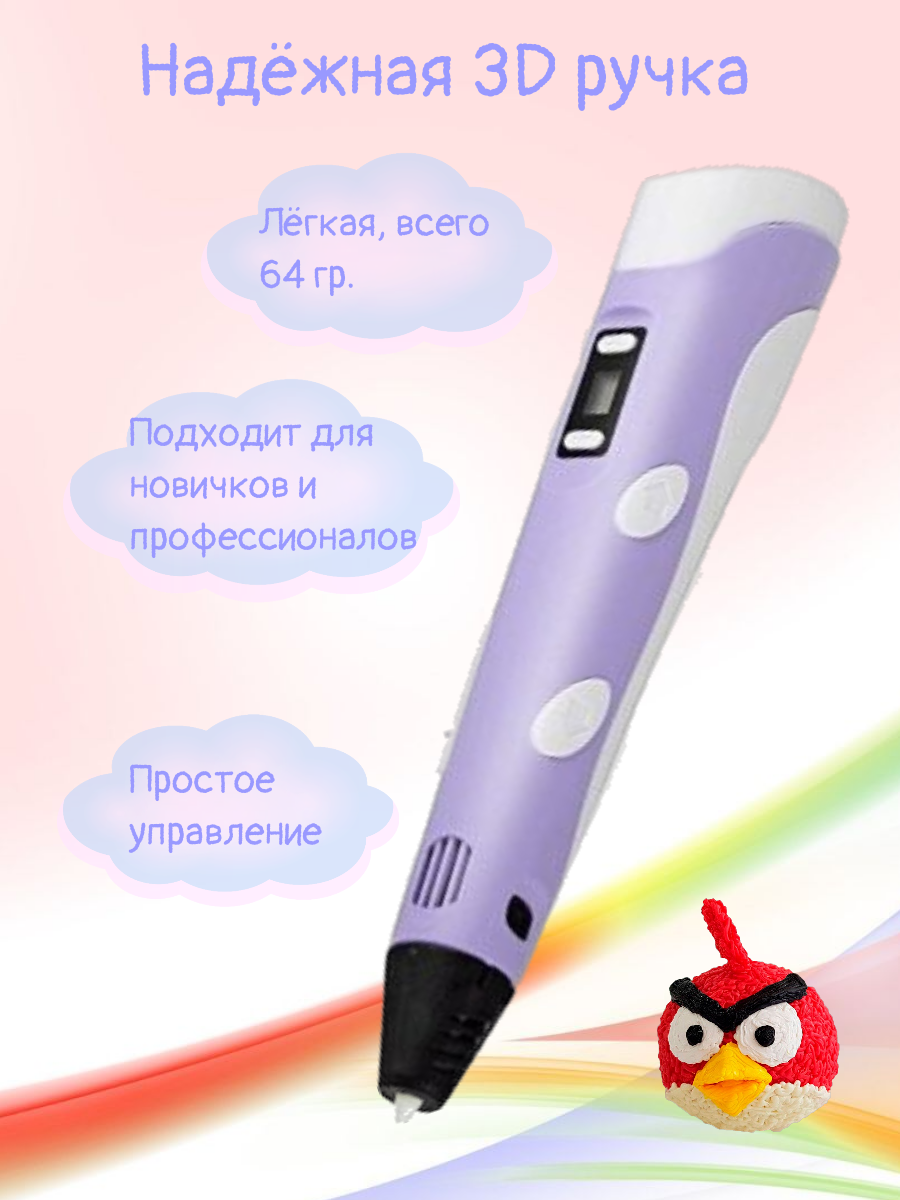 3D ручка 3D PEN Книжка трафаретов - фото 3