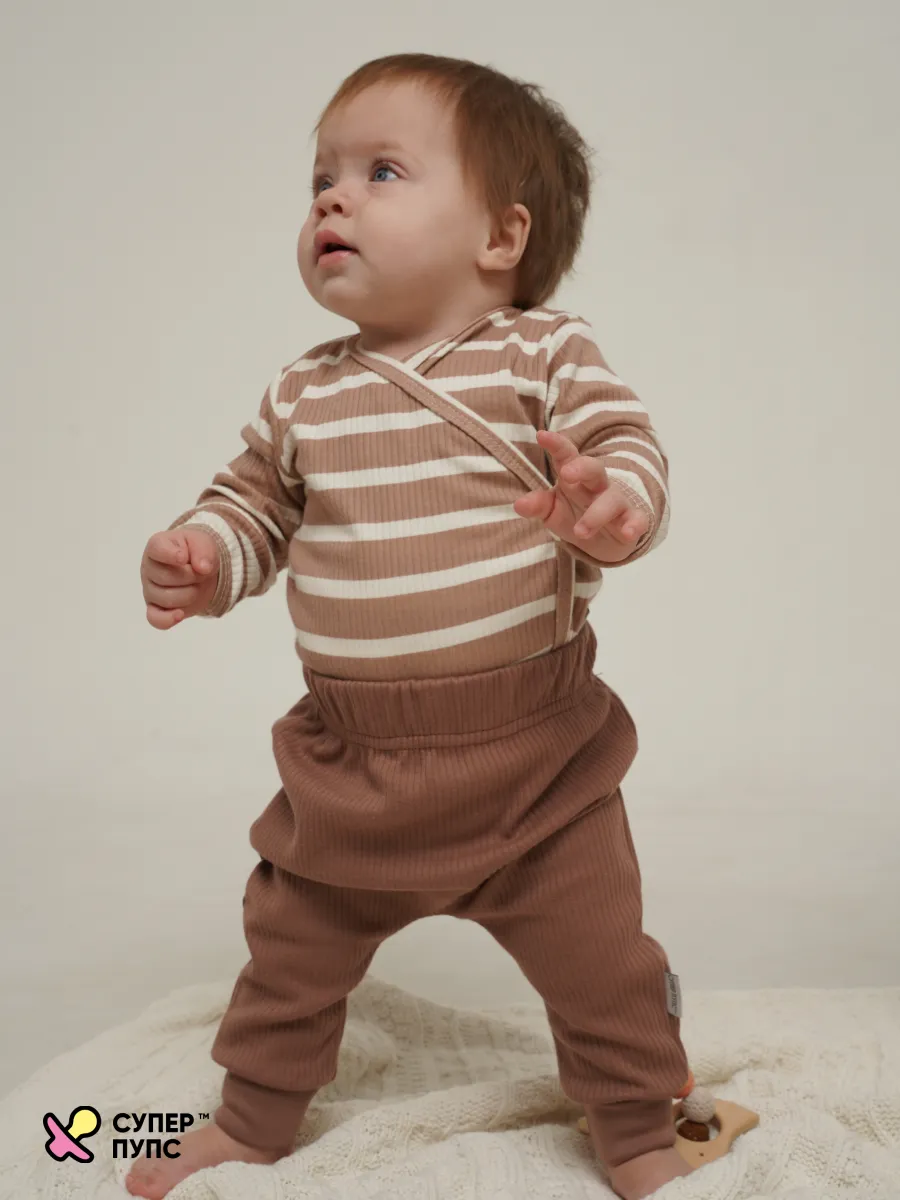 Боди 3 шт Супер Пупс нбр/3пр/бд/зап/таупкапибары - фото 27