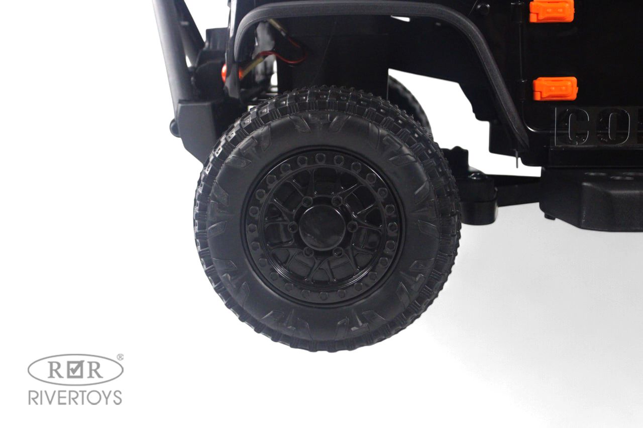 Электромобиль RIVERTOYS G009GG-BLACK С пультом ДУ - фото 5