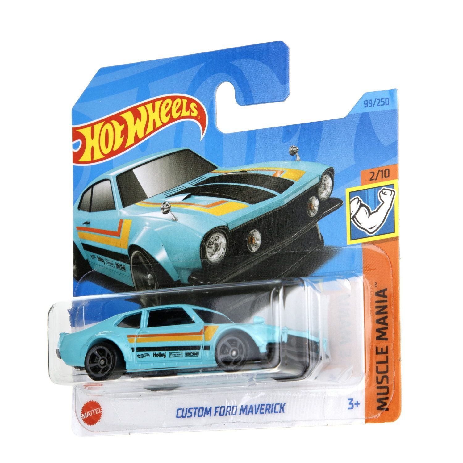 Автомобиль Hot Wheels Ford Custom ford maverick 1:64 62964 - фото 5