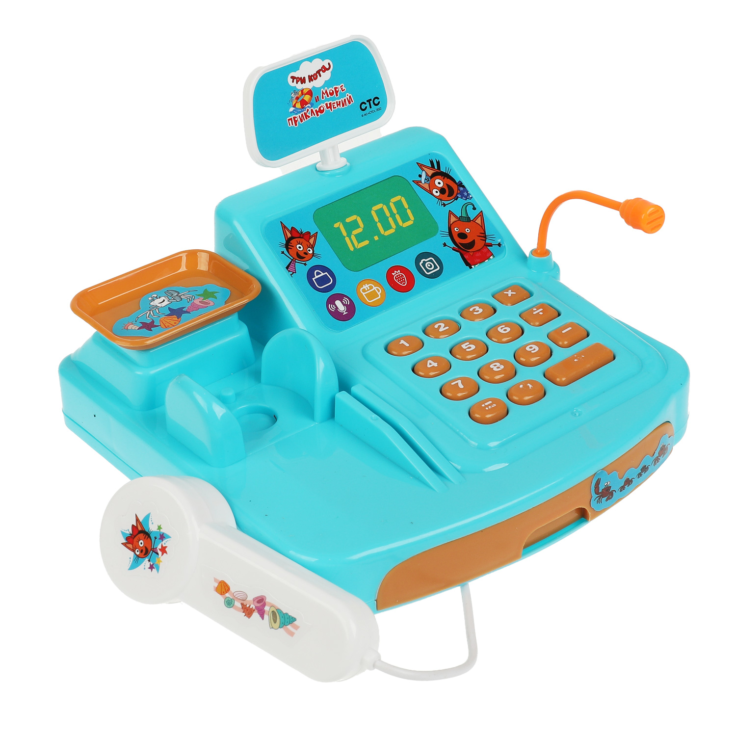 Игровой набор Играем вместе продукты, прилавок, касса, тележки и корзинки - фото 3