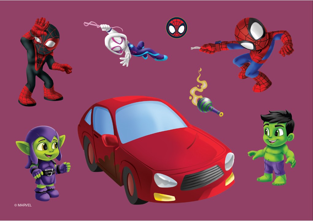 Настольная игра Marvel Липучки Человек-паук - фото 3