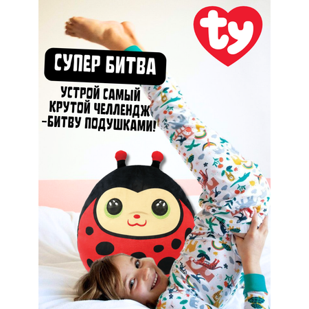 Мягкая игрушка-сквиш TY Иззи божья коровка