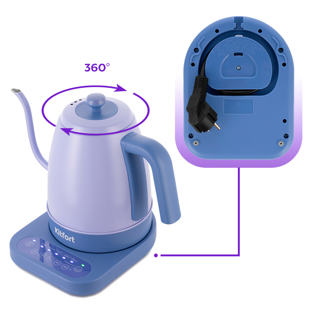 Чайник для варки кофе KITFORT КТ-6613 - фото 3