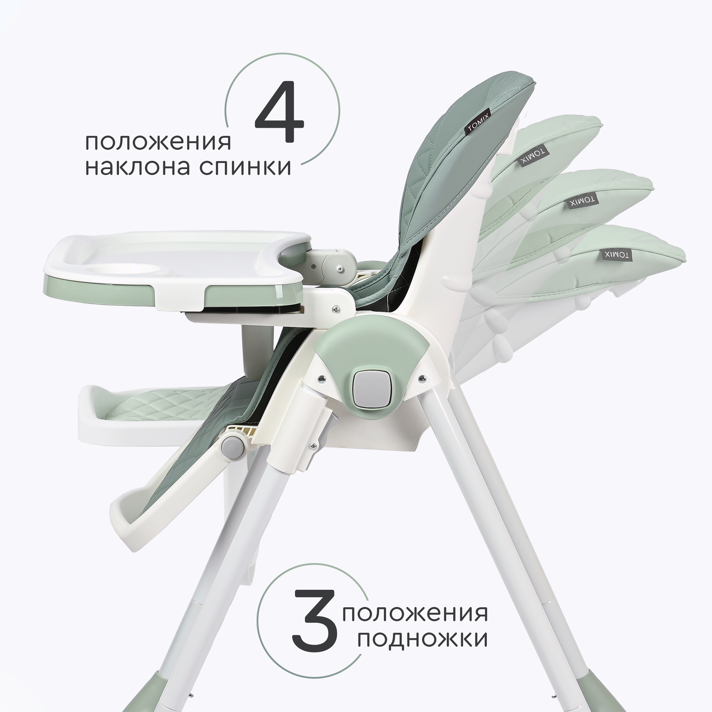 Стульчик для кормления Tomix Elvin классический - фото 2