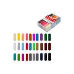 Нитки для шитья Develia армированные 40/2 200 м швейный набор 30 цветов с иголками