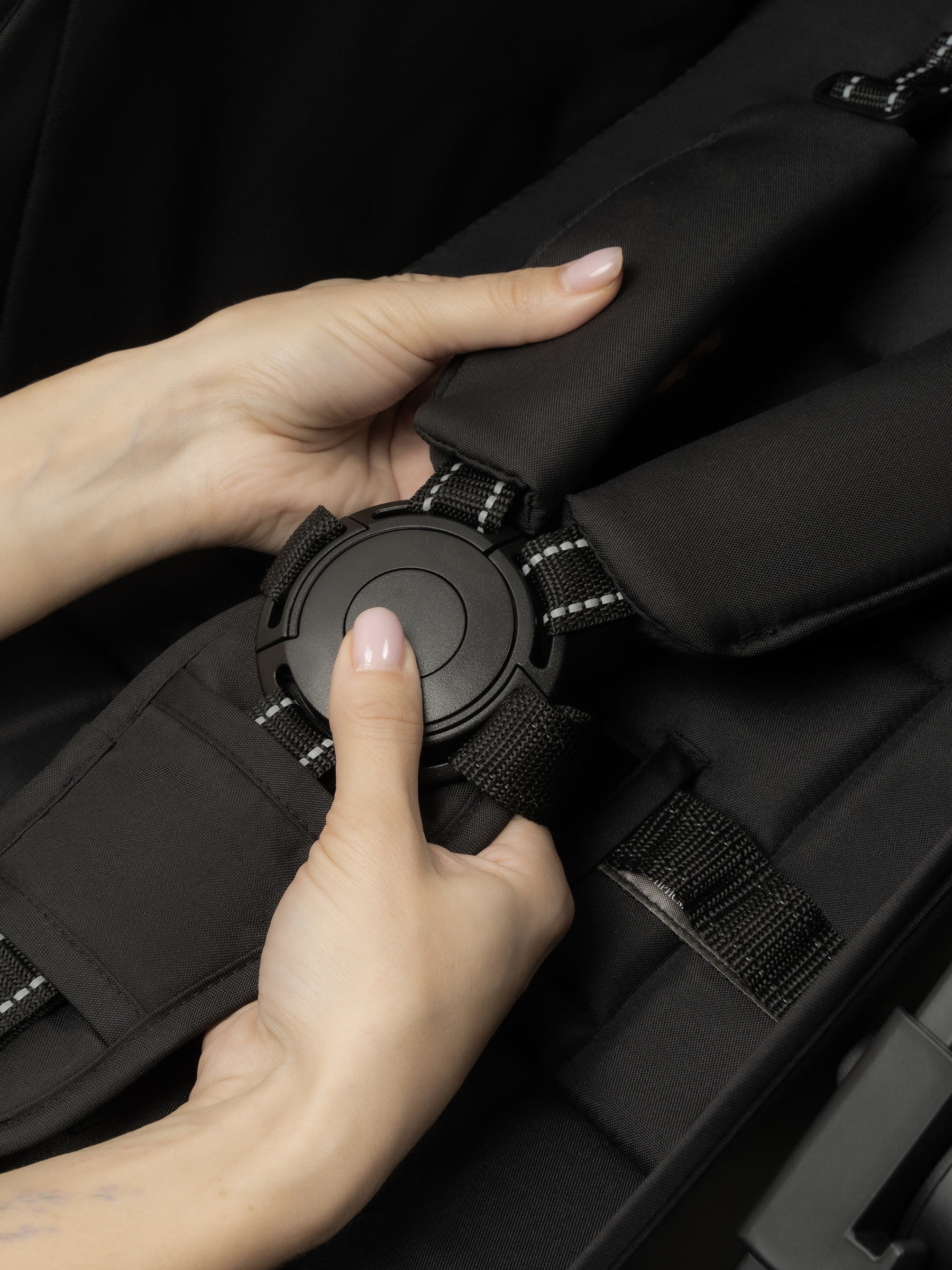 Коляска прогулочная JOVOLA Storm черный - фото 42