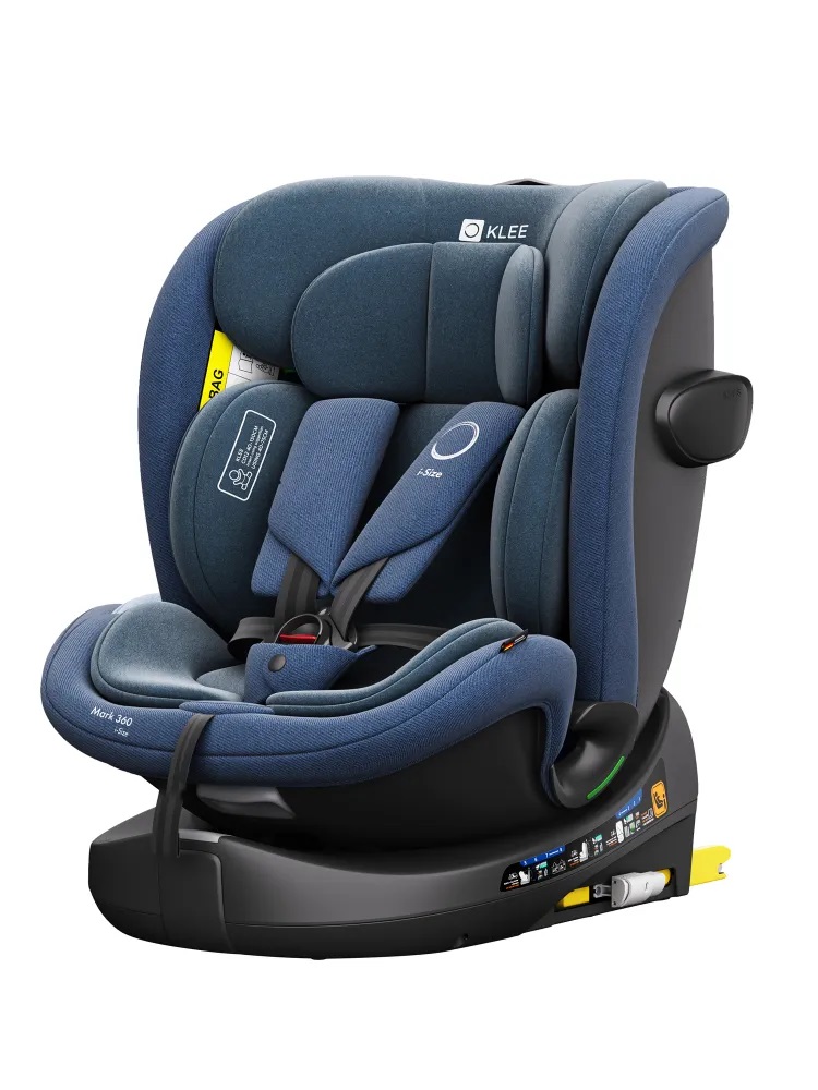 Автокресло KLEE Mark 360 i-size Isofix 0+/1/2/3 (0-36 кг) синий - фото 1