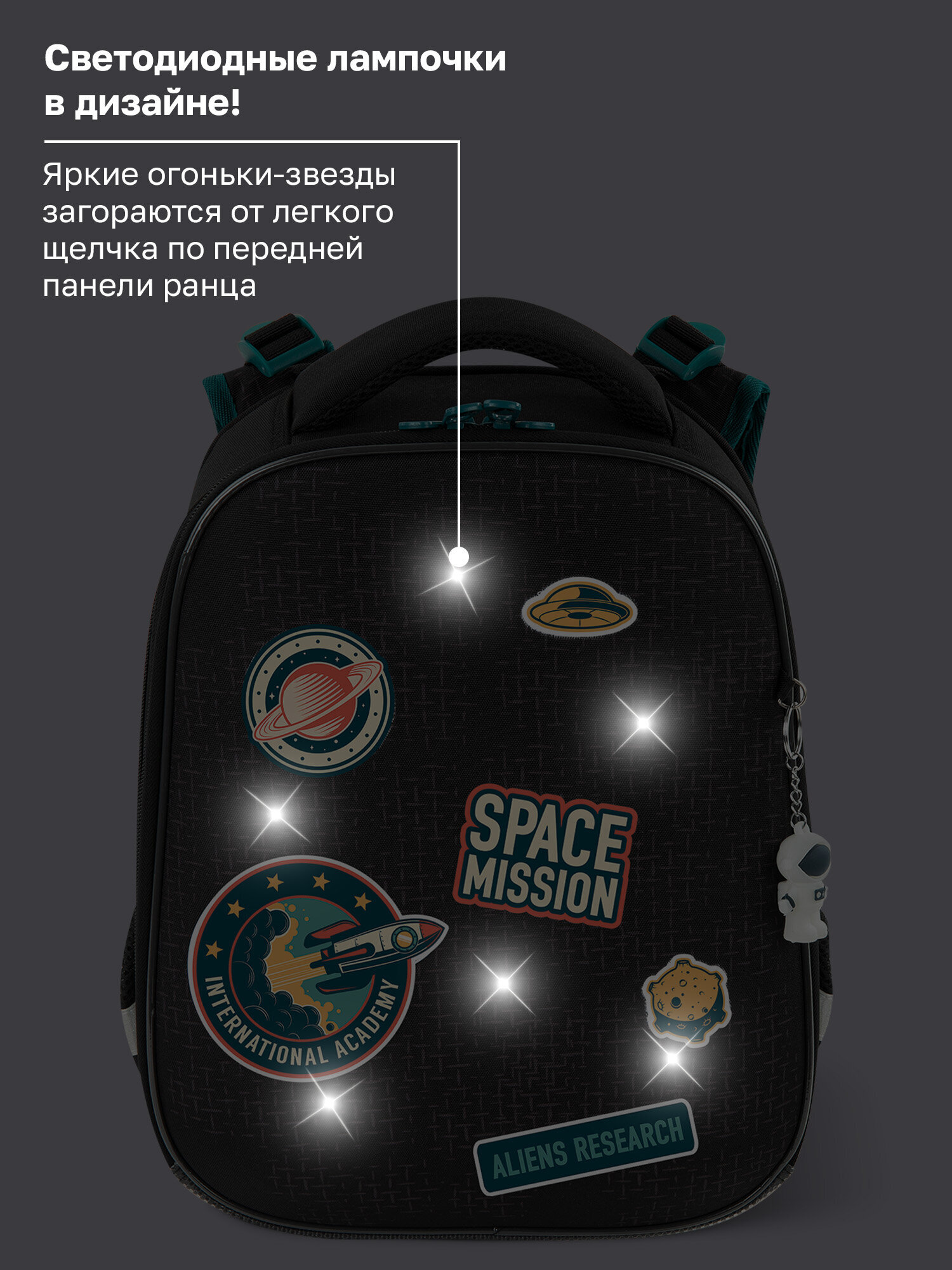 Ранец Brauberg Premium Space mission - фото 4
