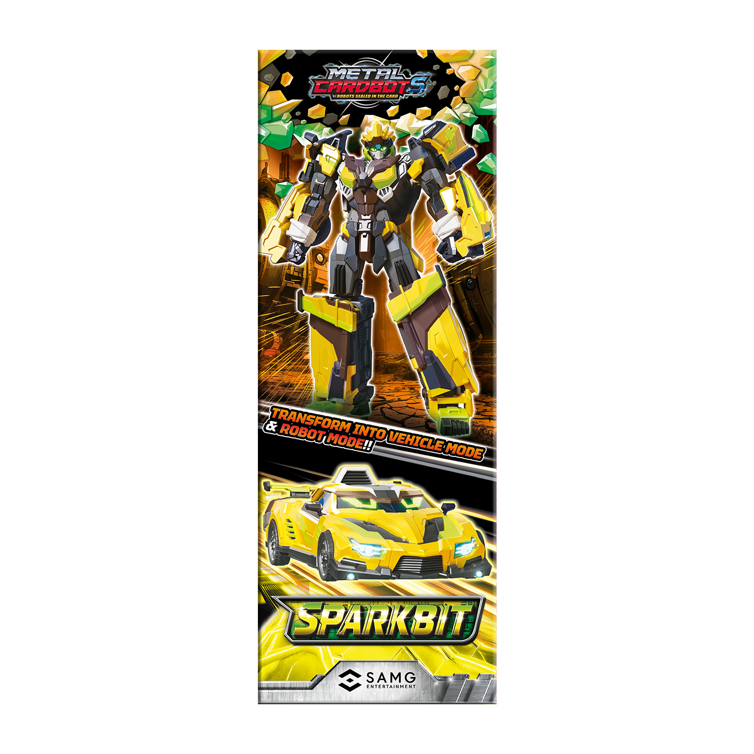 Фигурка METAL-CARDBOT Спаркбит - фото 12