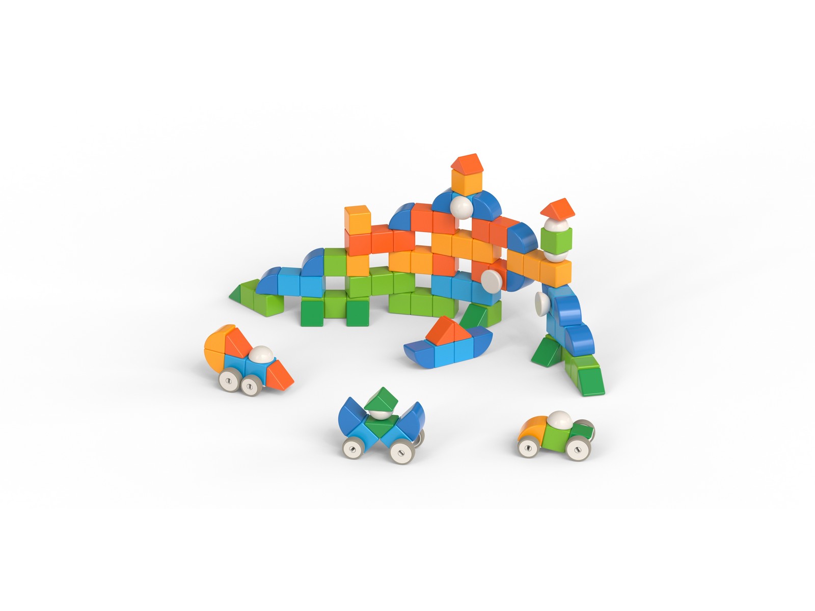 Конструктор Geomag магнитный 128 дет. - фото 2