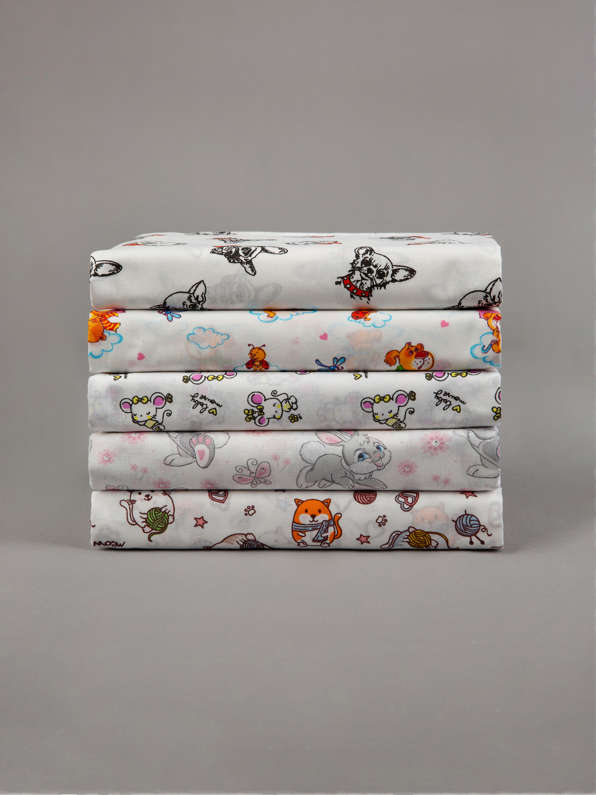 Пелёнка Чудо-Чадо Ассорти ситец 90х120 см 5 шт. - фото 19