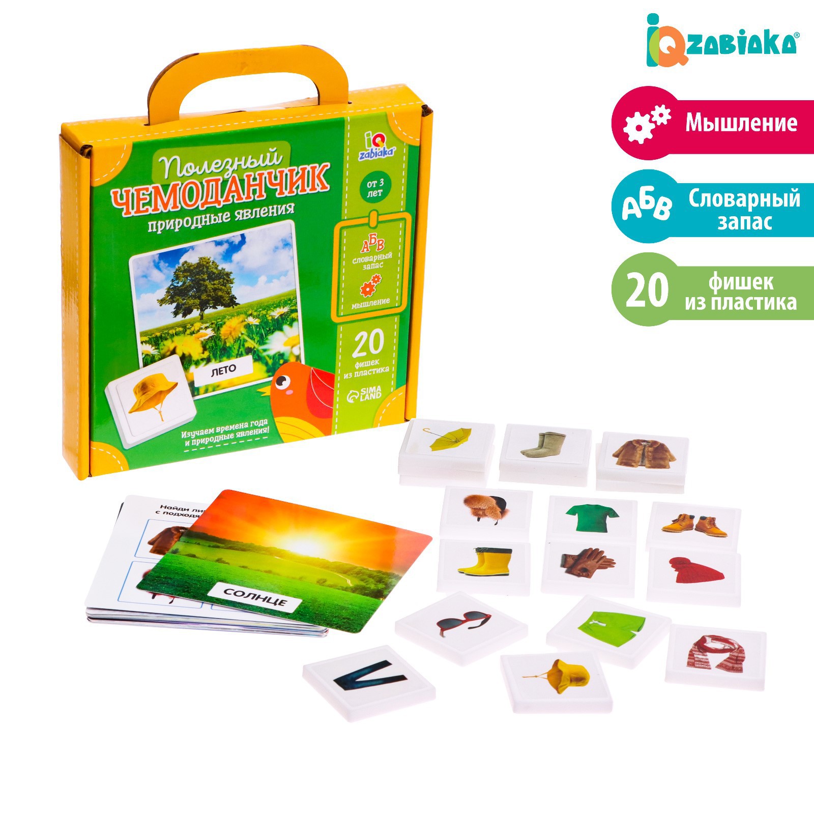 Настольная игра IQ-ZABIAKA Природные явления - фото 1