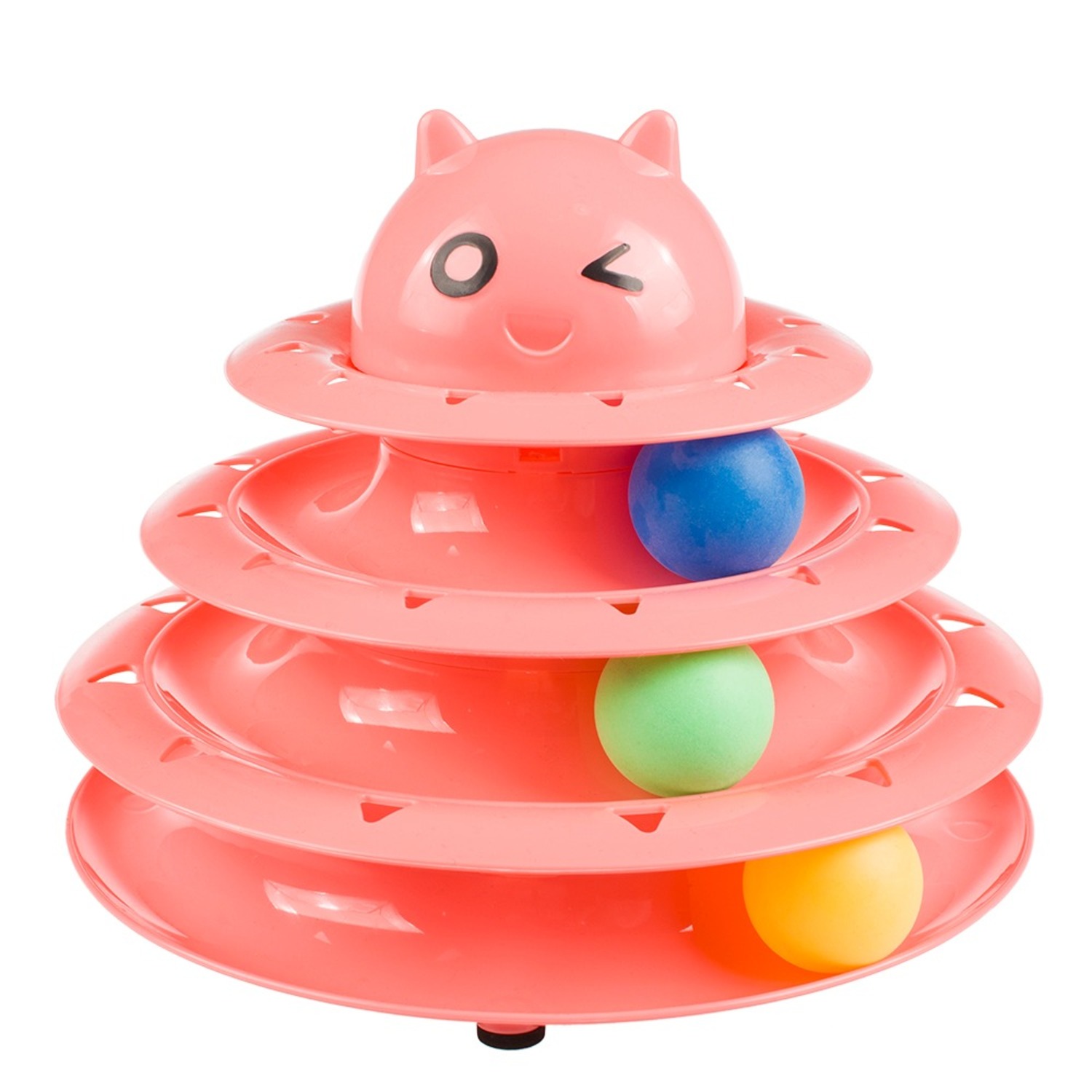 Игрушка для кошек ZDK трек интерактивный ZooWell розовый - фото 1