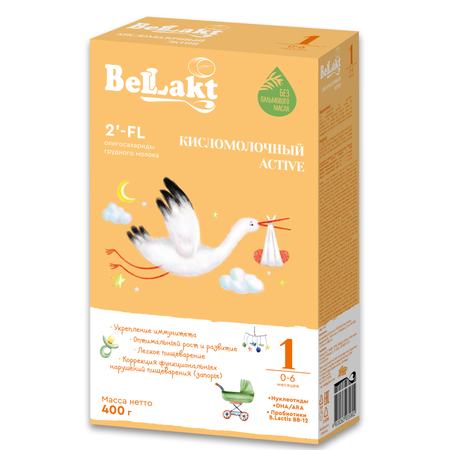Смесь Беллакт Кисломолочный Active 1 400г