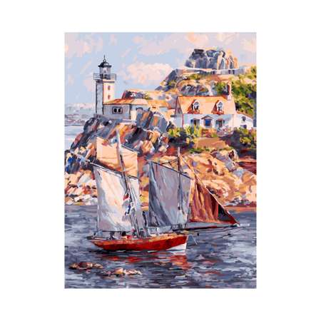 Картина по номерам Белоснежка Франция Бретань Карантек