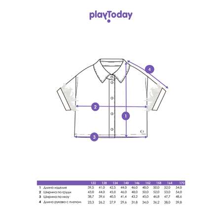 Блузка PlayToday