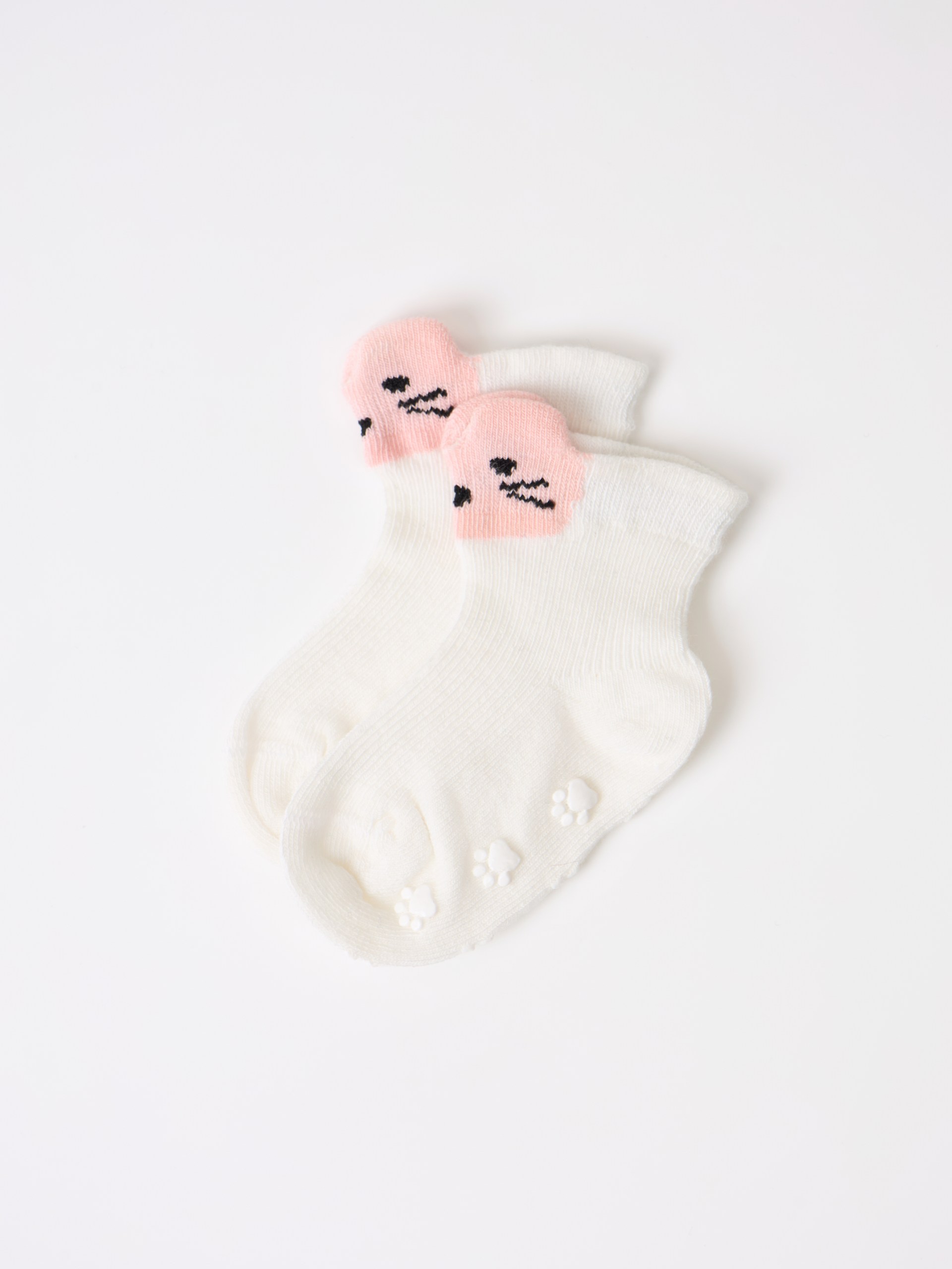 Носки 4 пары ALEX YVN B-2034-4-роз.жел.бел.св.роз. - фото 9