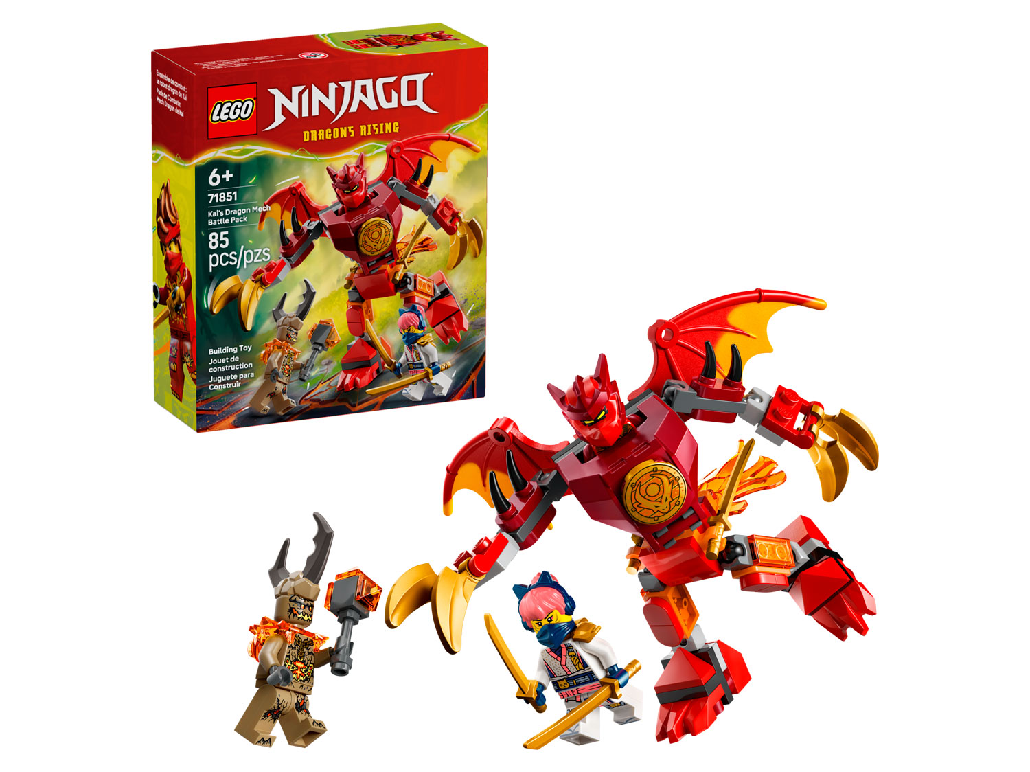 Конструктор LEGO NINJAGO Боевой набор 71851 85 дет. - фото 1
